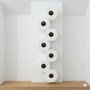 Hanah Home R-Raf302 Soporte de papel higiénico de madera maciza